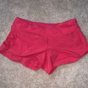 Lululemon Pink Speed Up Short